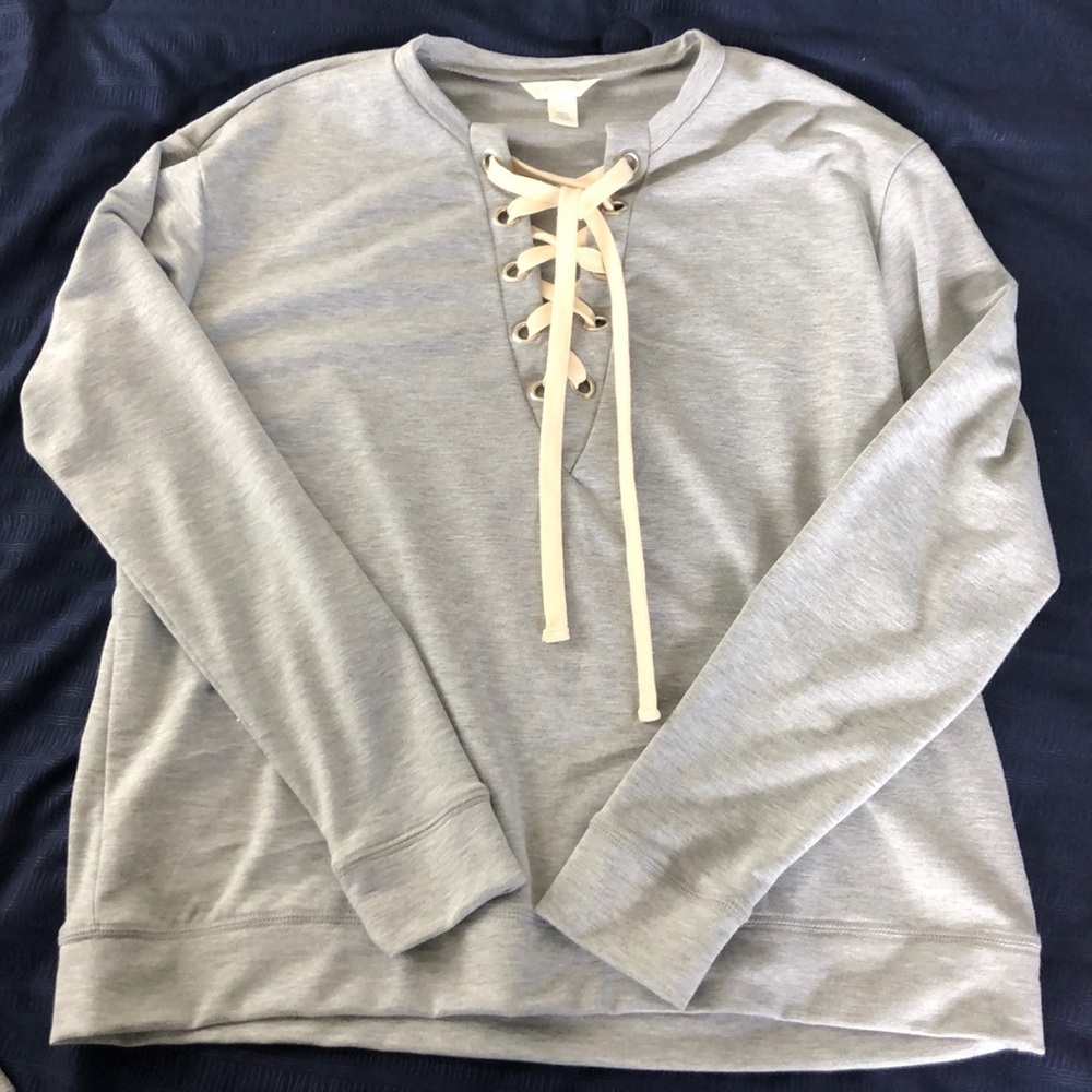 Tie up sweater!